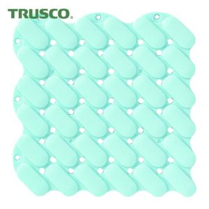 トラスコ TRUSCO 抗菌・防炎ジョイントスノコ 素足用 ブルー (1枚) TJSS15-BL