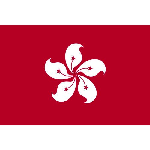 東京製旗 卓上旗(16×24cm)香港 (1枚) 品番：406685