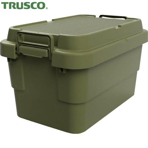 TRUSCO(トラスコ) トランクカーゴ フラット天板仕様 50L ОD色 (1台) ODCF-50