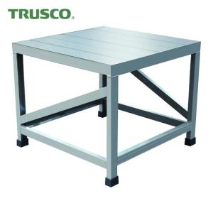 TRUSCO中山 トラスコ TRUSCO アルミ製作業用踏台 4段 高さ1.0m