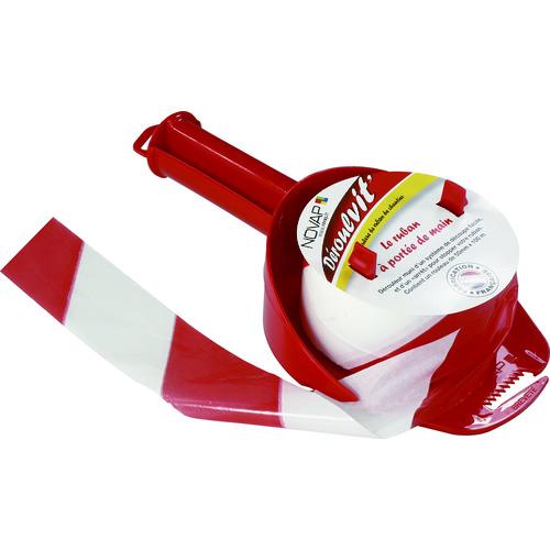 NOVAP ノバップ ホルダー付き表示テープ SPEED TAPE[[R上]] レッド/ホワイト 5...