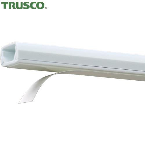 TRUSCO(トラスコ) テープ付き壁面用配線カバー 1号 ホワイト 幅16mmX1m (1個) W...