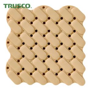 トラスコ TRUSCO 抗菌・防炎ジョイントスノコ 素足用 ベージュ (1枚) TJSS15-BE