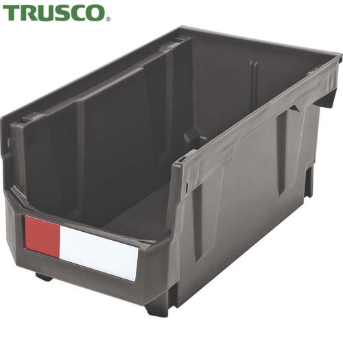 TRUSCO(トラスコ) スタッキングコンテナ 9.6L グレー (1個) TSC240GY