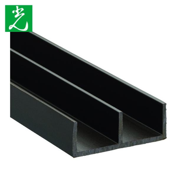 光 HIKARI 簡易内窓用フレーム&amp;レール 上レールブラウン11×30.5×915mm (1本) ...