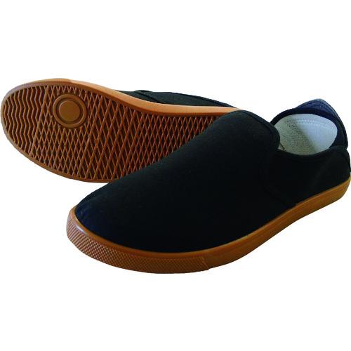 喜多 かかとが踏める作業靴 ブラック 25.0(1足) 品番：DK230-BK-25.0