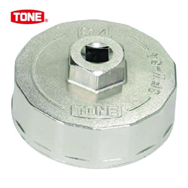 TONE トネ 3FW-74 オイルフィルターレンチ 14角 外径82mm 全高35mm 差込角9....