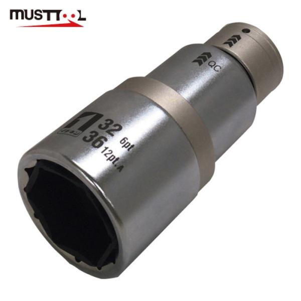MUST TOOL マストツール 19850 QCソケット ダブル 32/36mm 612角 IM-...