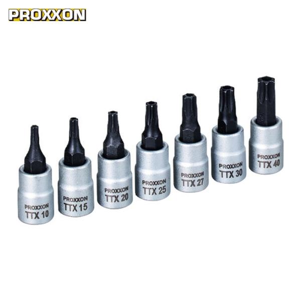 PROXXON 83654 トルクス[[R下]]ビットソケット7点セット 1/4 (1S)