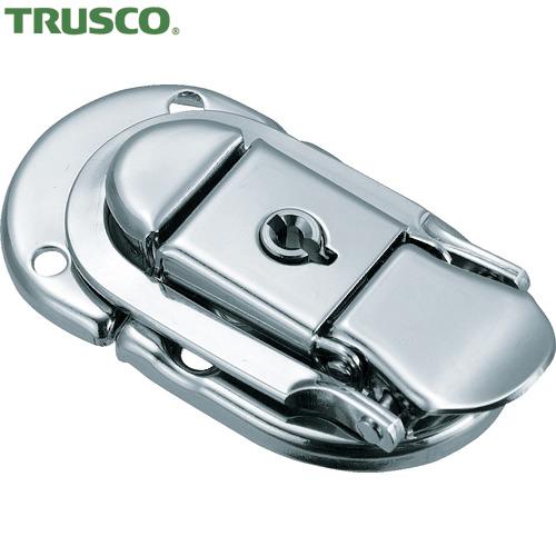 TRUSCO(トラスコ) パッチン錠 鍵付タイプ・スチール製 (4個入) (1Pk) L-35