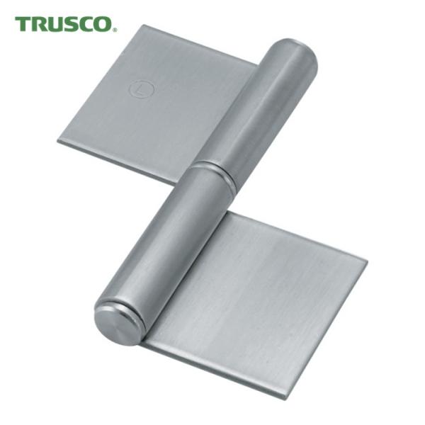 トラスコ TRUSCO ステンレス製特厚溶接旗蝶番 左用 全長102mm (2個入) (1袋) ST...
