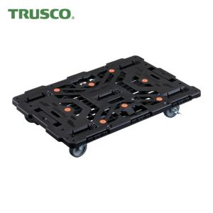 トラスコ TRUSCO 連結式樹脂製平台車 ビートル 900X600 自在5輪 内2輪ストッパー付 (1台) BT900J5S2-E100