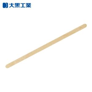 大黒工業 木製マドラー 無地 100本入 (1袋) 377304