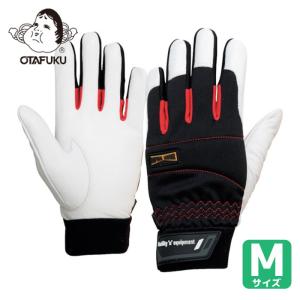 おたふく手袋 超重作業用 牛革手袋 ホワイト M (1双) K-92-WH-M｜工具ランドヤフーショップ