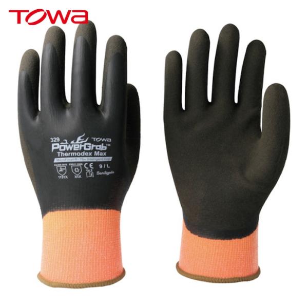 トワロン 東和 防寒手袋 パワーグラブThermodexMax 9/L (1双) 329-L