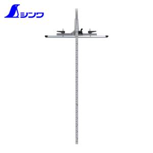 シンワ測定 丸鋸定規 丸ノコガイド定規 Tスライド スリムシフト 2 45cm 併用目盛 (1本) 73543