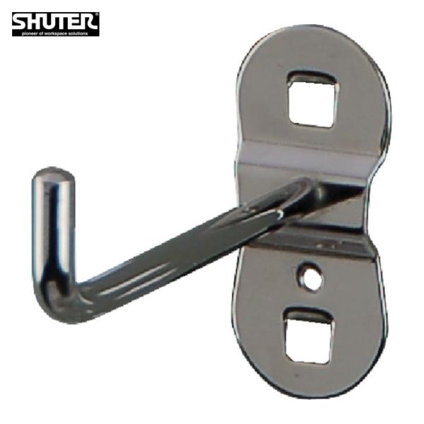 SHUTER HK-1208 パンチングパネル用L字フック 80mm(10 個入) (1袋)