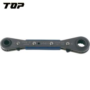 TOP(トップ工業) 4サイズ板ラチェットレンチ 8X10・12X13mm (1丁) 品番：PRW-3