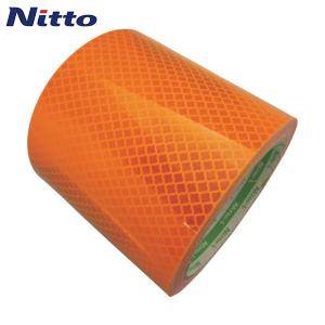 日東エルマテ　軟質高輝度プリズム反射テープＤＭ９６００　１００ｍｍ×５Ｍ　黄　（1巻）　品番：DM9600X100Y