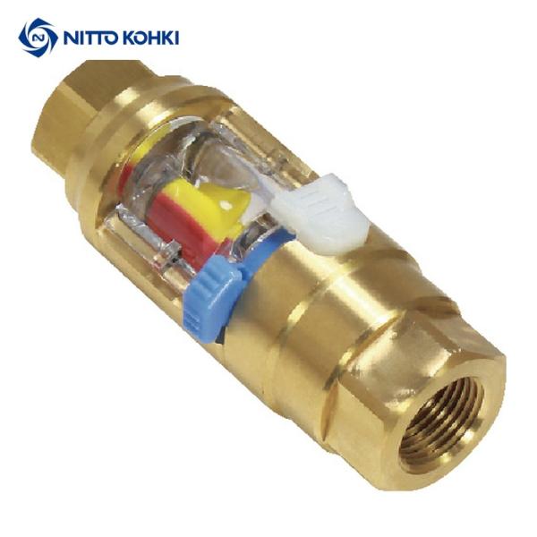 日東工器 FMC-30-3F BRASS FKM フローモニター(レンズ交換タイプ)取付ねじRC3/...