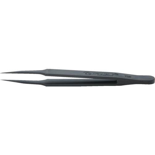idealtek 705-CF-IT ESDプラスチック製ピンセット 115mm 先細型 (1本)