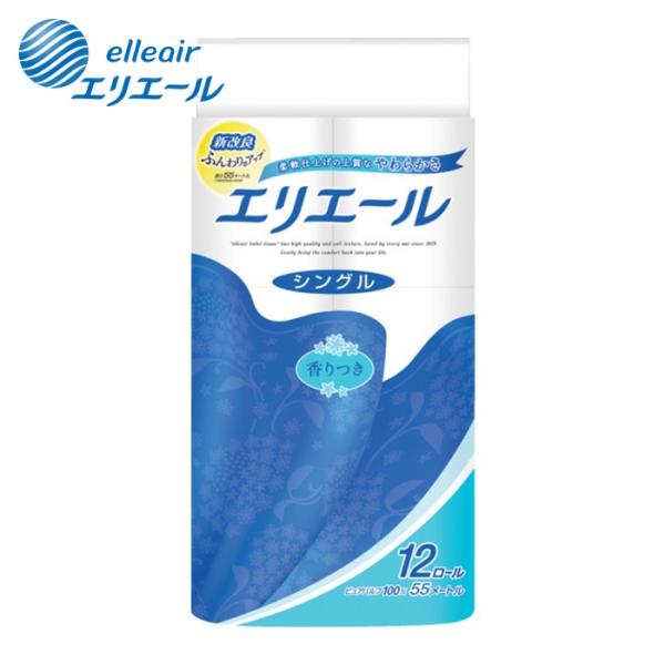 エリエール トイレットティシュー 12Rシングル (1Cs) 21001579