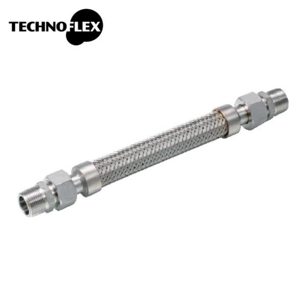 テクノフレックス S225T-20AX1000L MXM 304SS 袋ナット・アダプター型フレキシ...