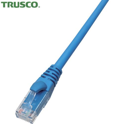 TRUSCO(トラスコ) Cat6A対応ツメ折れ防止LANケーブル 3mブルー (1本) TLANC...