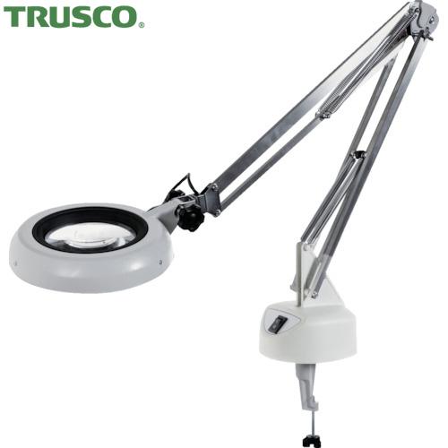 TRUSCO(トラスコ) LED照明拡大鏡 2倍 クランプ保持型 (1台) LPCLX2