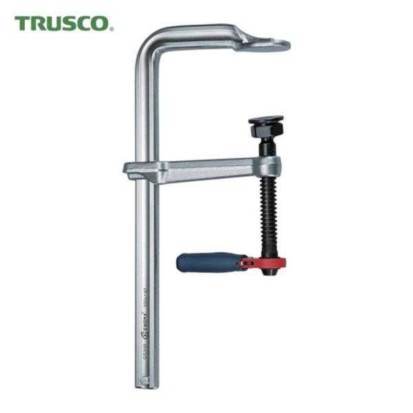 TRUSCO ラチェットハンドル式L型クランプ 最大口開400mm×深さ120mm (1丁) S40...