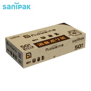 サニパック 日本サニパック ニオワイナ消臭袋箱タイプ白半透明50枚 中 (1箱) SS03