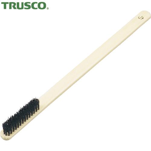 TRUSCO(トラスコ) 機械植竹ブラシ尺一 直柄 豚毛 (1本) TB-1001