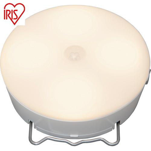IRIS(アイリス) 522482 乾電池式LED屋内センサーライト ホワイト マルチタイプ 電球色...