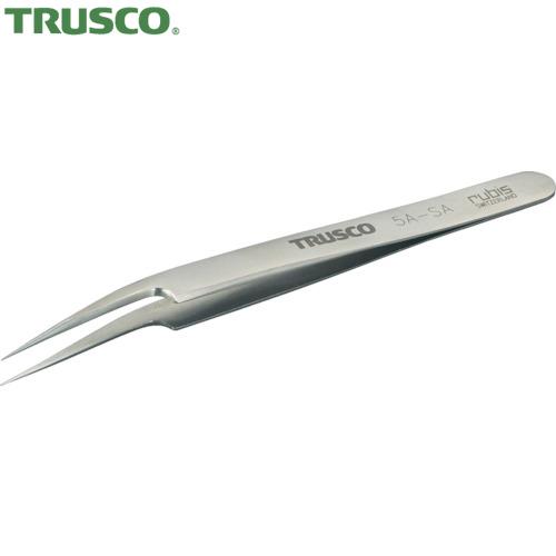 TRUSCO(トラスコ) 耐酸耐磁ルビスピンセット 115mm 斜めポイント先細型 (1本) 5A-...