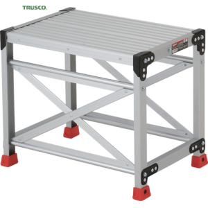 TRUSCO(トラスコ) 作業用踏台 アルミ製・高強度タイプ 1段 (1台) TSF-165