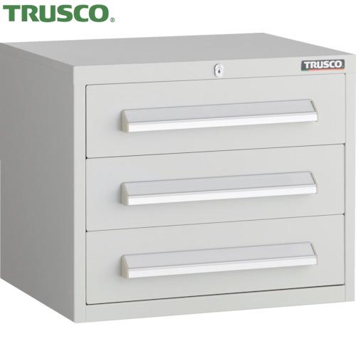 TRUSCO(トラスコ) WLVR型キャビネット 500X412XH420 引出3段 W色 (1台)...