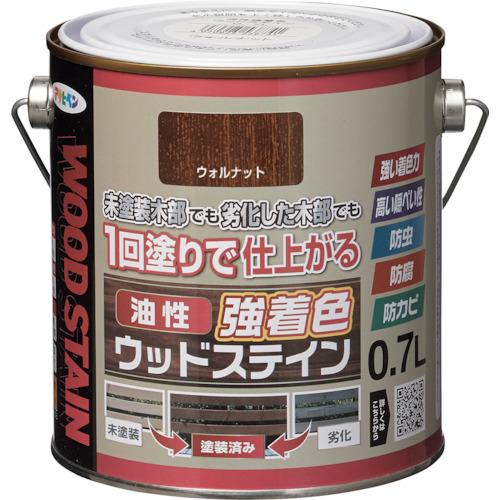 アサヒペン 油性強着色ウッドステイン 0.7L ウォルナット(1缶) 品番：538741