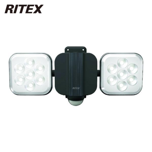 RITEX ムサシ 11W2灯フリーアーム式LEDセンサーライト (1台) LED-AC2022
