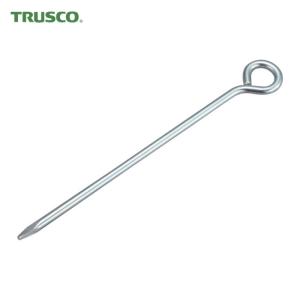 トラスコ TRUSCO ロープ止め丸型6×250mm ユニクロ 1本 (1本) TRM-625