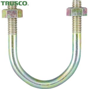 TRUSCO(トラスコ) PC管用Uボルト クロメート 呼び径100A ねじ径W3/8 (1個) TPCU-BT100A｜kouguland