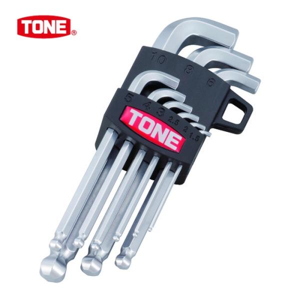 TONE トネ BS900S ボールポイント六角棒レンチセット マスターツール首下ショートボールポイ...