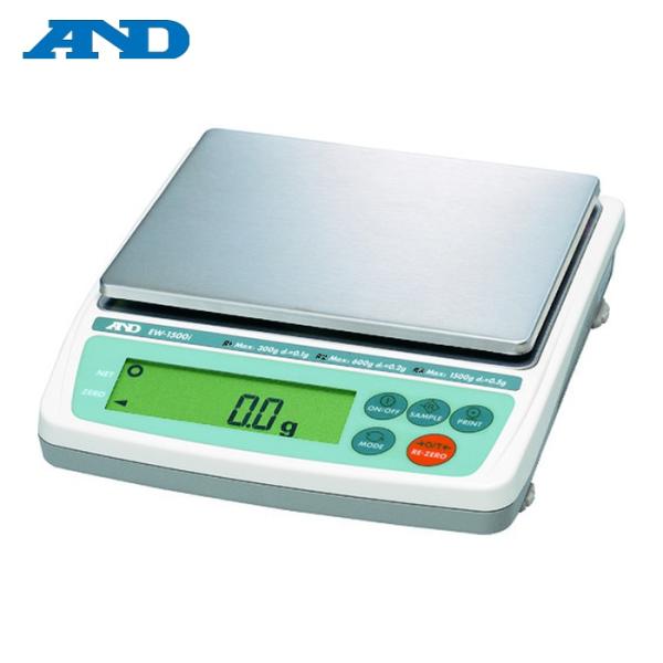 A&amp;D エーアンドディ EW1500I パーソナル電子天びんトリプルレンジひょう量1500g (1台...