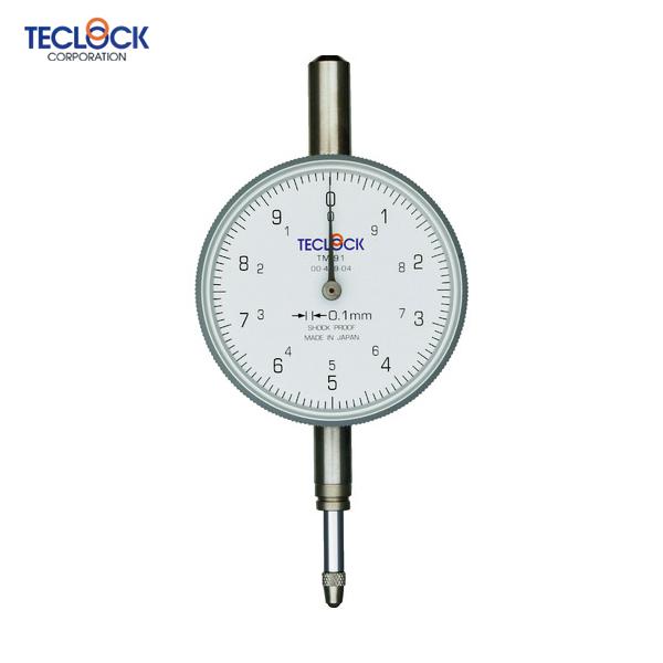 テクロック ダイヤルゲージ 測定範囲0〜10mm (1個) 品番：TM-91F