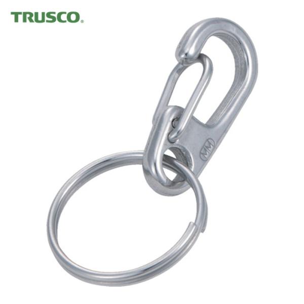 トラスコ TRUSCO ミニクリップ 二重リング付き ステンレス製 #1 2個入 (1袋) TMPW...