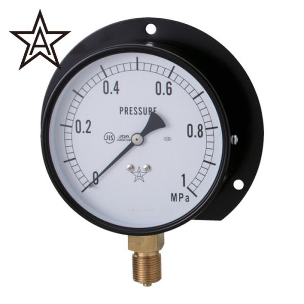 右下精器 S-32-4MP スター (圧力計)(B枠立型・φ75) 圧力レンジ0.0~4.00MPa...