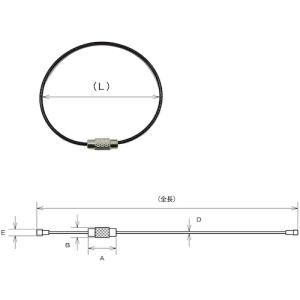 水本機械製作所 B-2954 キーワイヤーホル...の詳細画像3