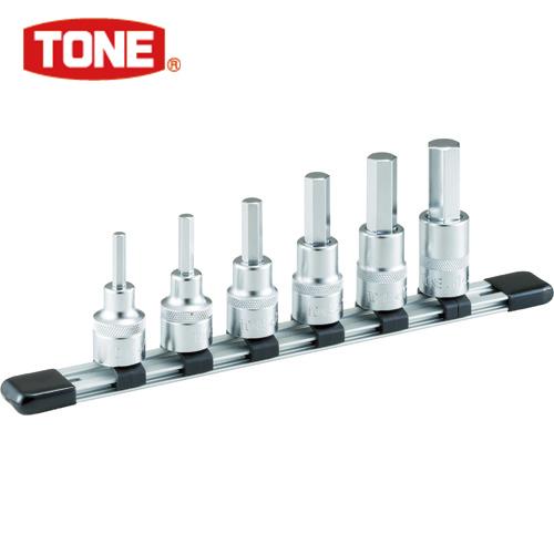 TONE(トネ) ヘキサゴンソケットセット(ホルダー付) 6pcs (1S) 品番：HH406