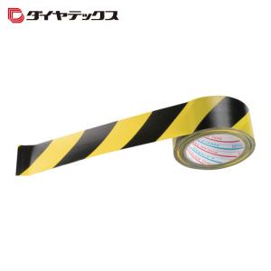 ダイヤテックス パイオラン 安全表示テープ 50mm×25m (1巻) 品番：TT-06-YB