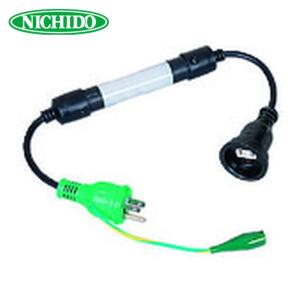日動工業 NICHIDO SSW-0.5 防雨型センサーコード 100V 2芯 0.5m (1本