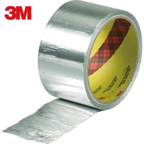 3M スリーエム アルミ箔テープ 425 50mmX10m R (1巻) 品番：425 50X10 ...